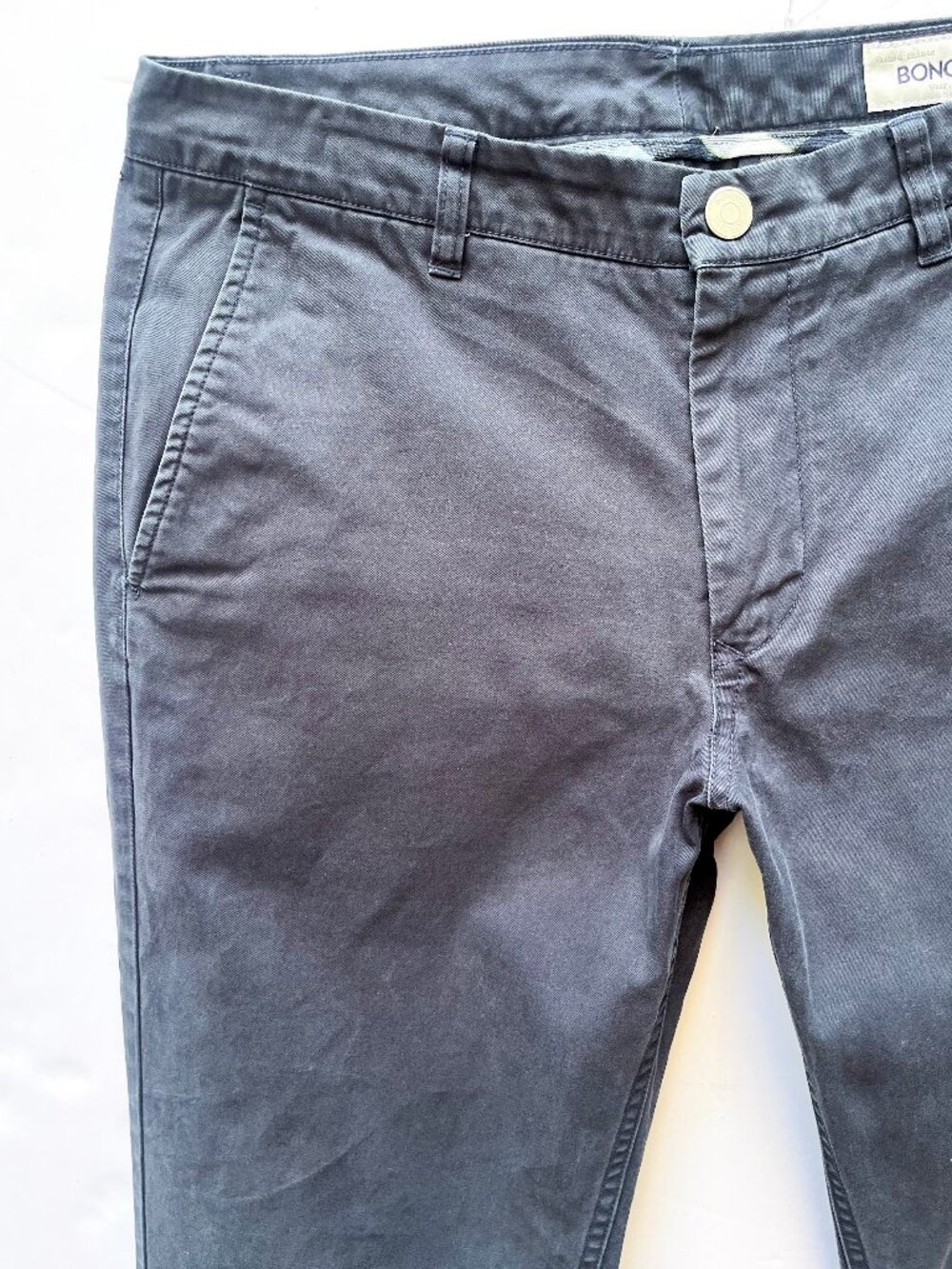 BONOBOS Washed Chinos, Navy, 32/32 - Picture 5 of 10
